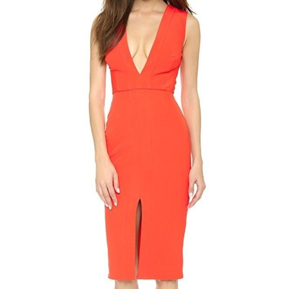nicholas orange dress